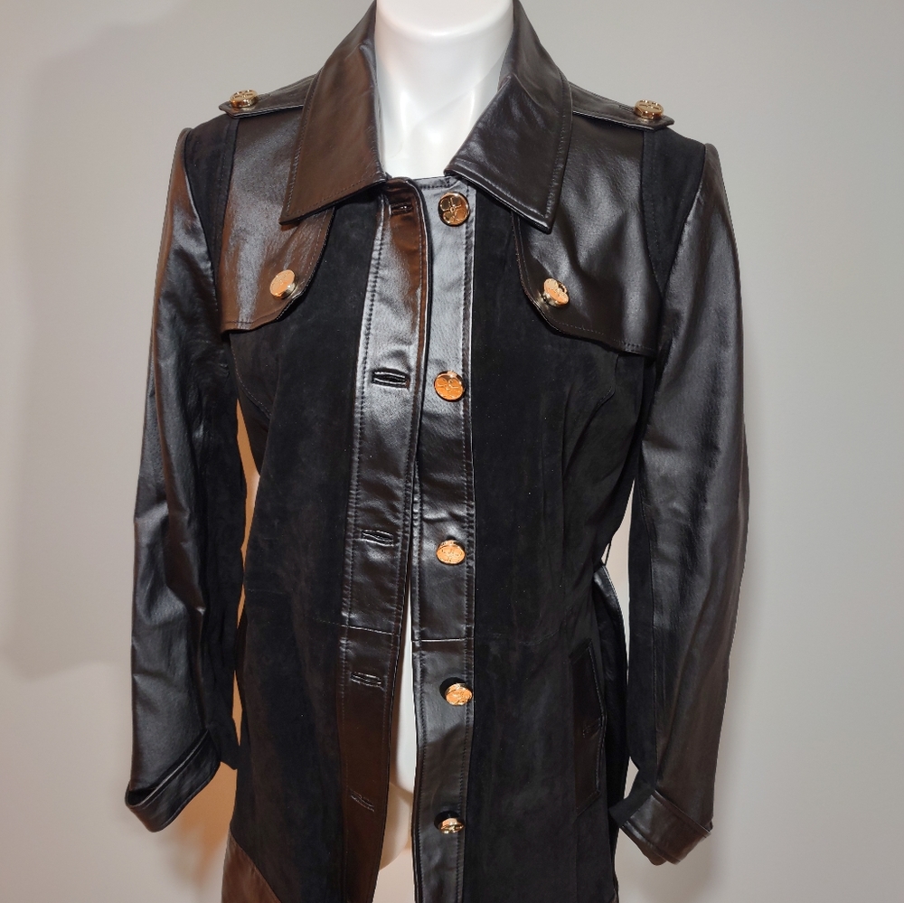 Iman leather jacket